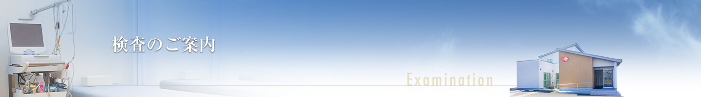 検査のご案内
